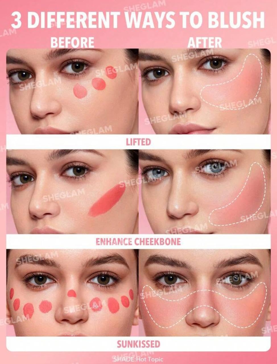 Foto 5 pulgar | Colorete Líquido Sheglam Color Bloom Con Acabado Mate Love Cake - Venta Internacional.