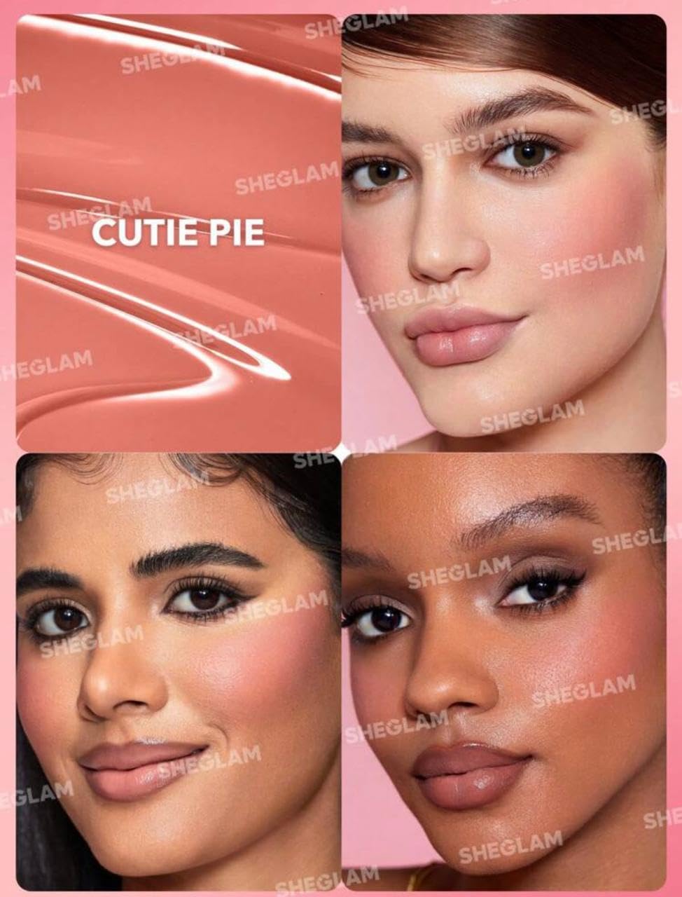 Foto 4 pulgar | Rubor Líquido Sheglam Color Bloom Matte Cutie Pie De Larga Duración - Venta Internacional.