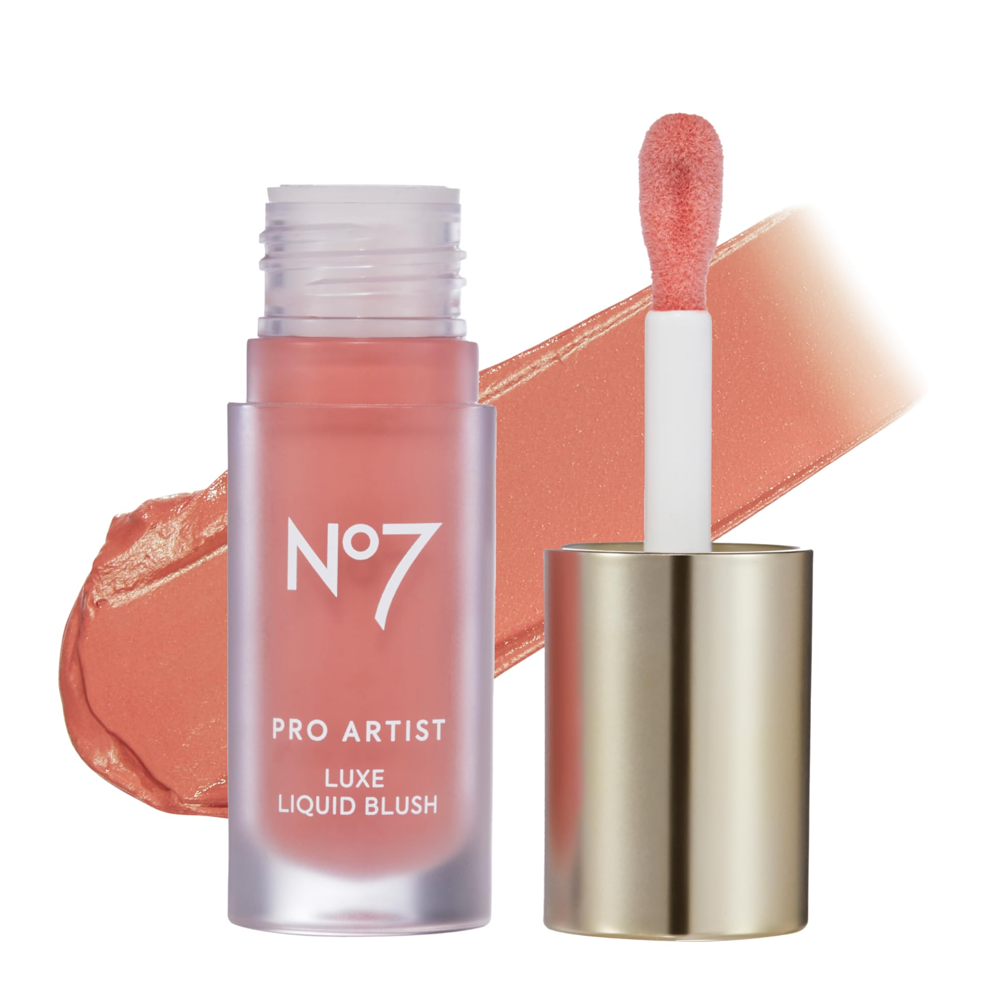 Foto 2 pulgar | Colorete Líquido No7 Pro Artist Luxe Coral De Larga Duración, 6 Ml - Venta Internacional.