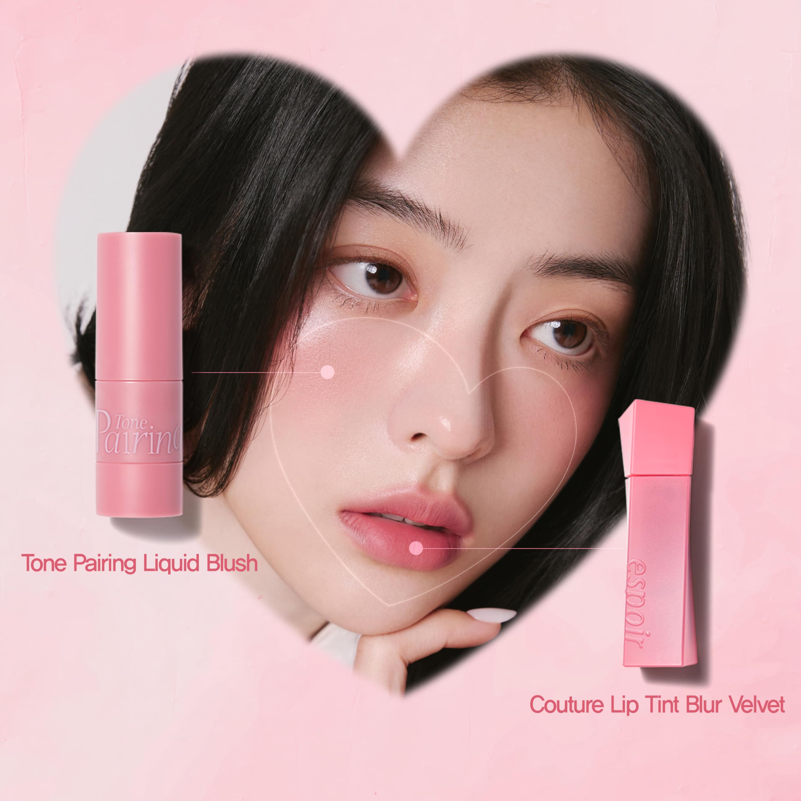 Foto 7 | Tinte De Labios Espoir Couture Blur Velvet Serenade Combo Pink - Venta Internacional.
