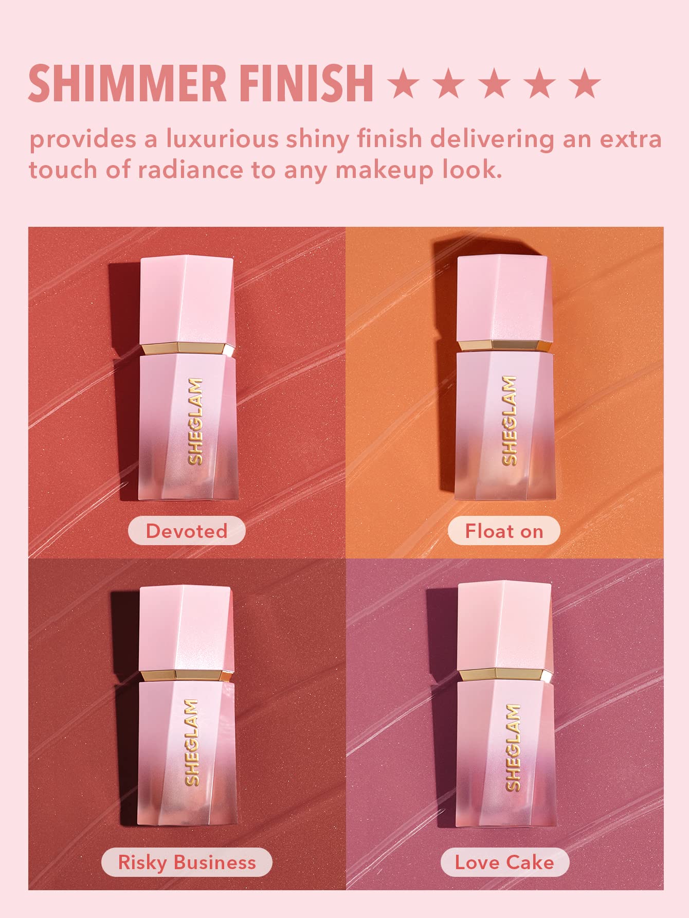 Foto 6 pulgar | Rubor Líquido Sheglam Color Bloom Dayglow Shimmer Finish - Venta Internacional.