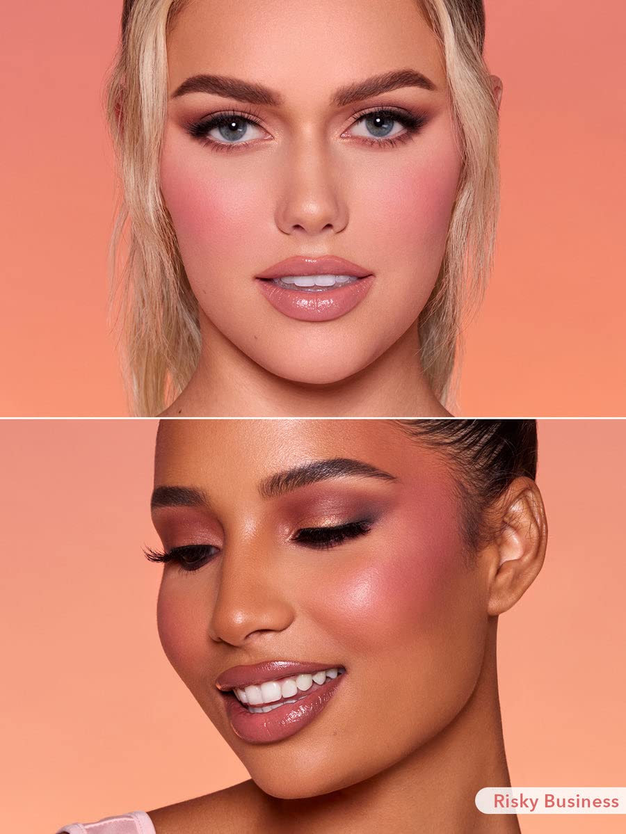 Foto 2 | Rubor Líquido Sheglam Color Bloom Dayglow Shimmer Risky Business - Venta Internacional.