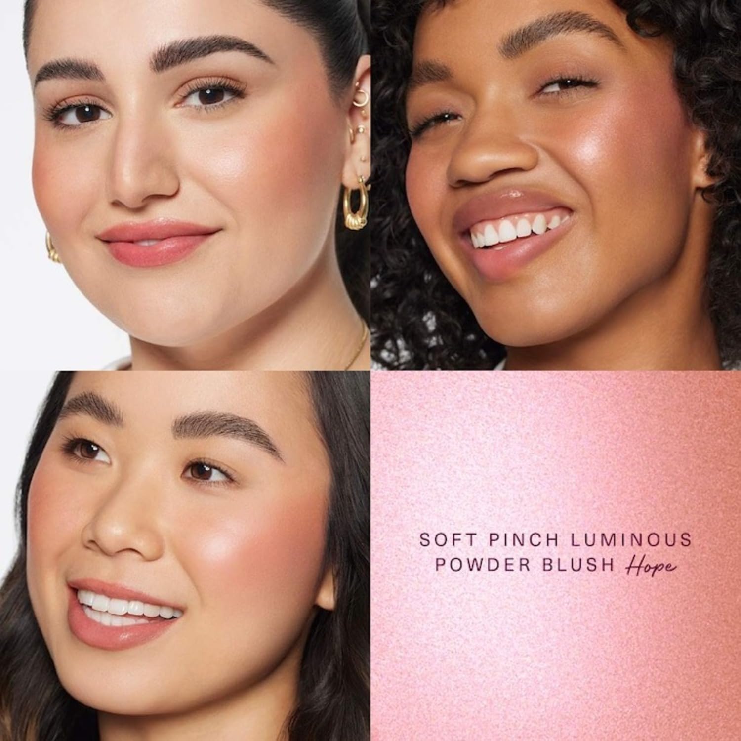 Foto 3 pulgar | Blush Rare Beauty Soft Pinch Luminous Powder Hope, 2,8 G - Venta Internacional.