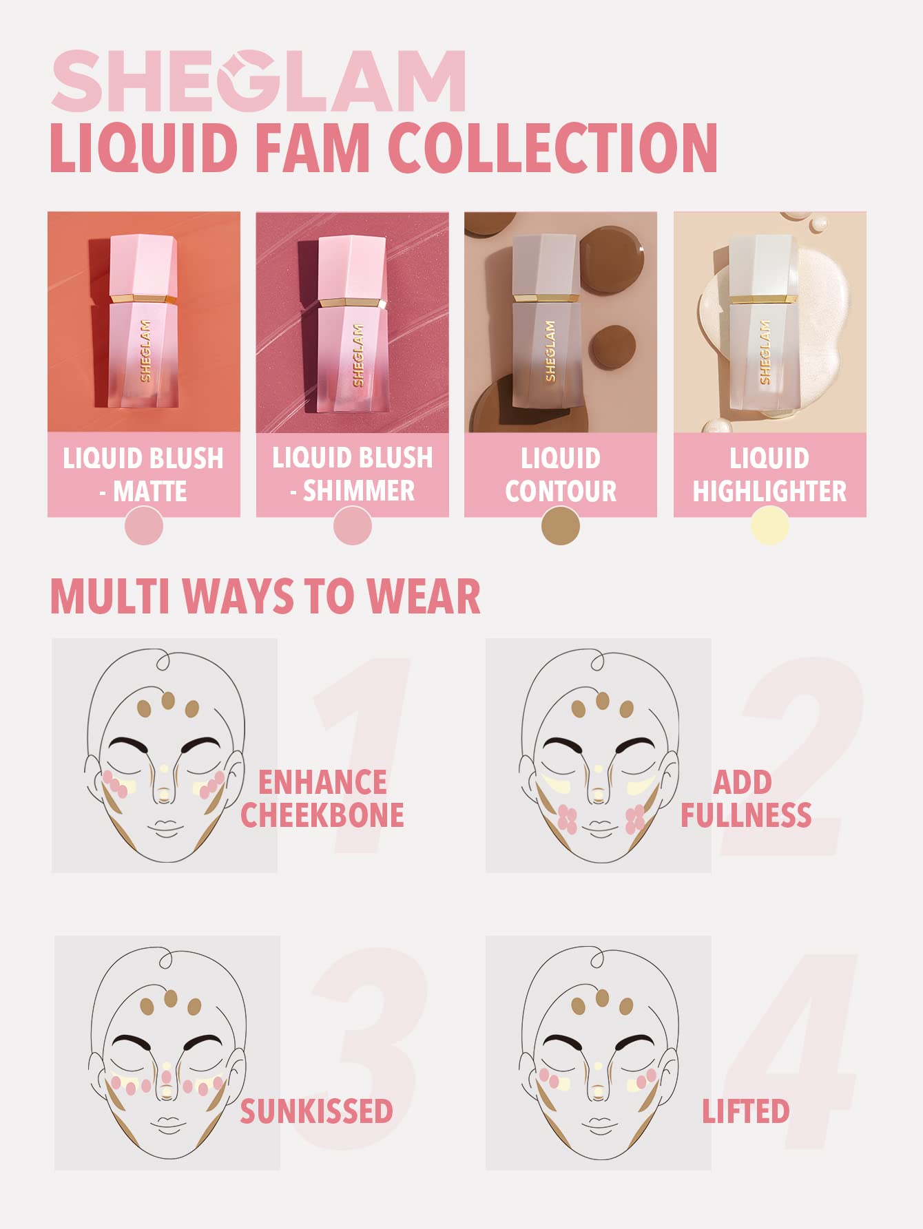 Foto 6 | Rubor Líquido Sheglam Color Bloom Hush Hush Con Acabado Mate - Venta Internacional.