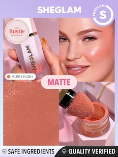 Foto 7 | Rubor Líquido Sheglam Color Bloom Hush Hush Con Acabado Mate - Venta Internacional.