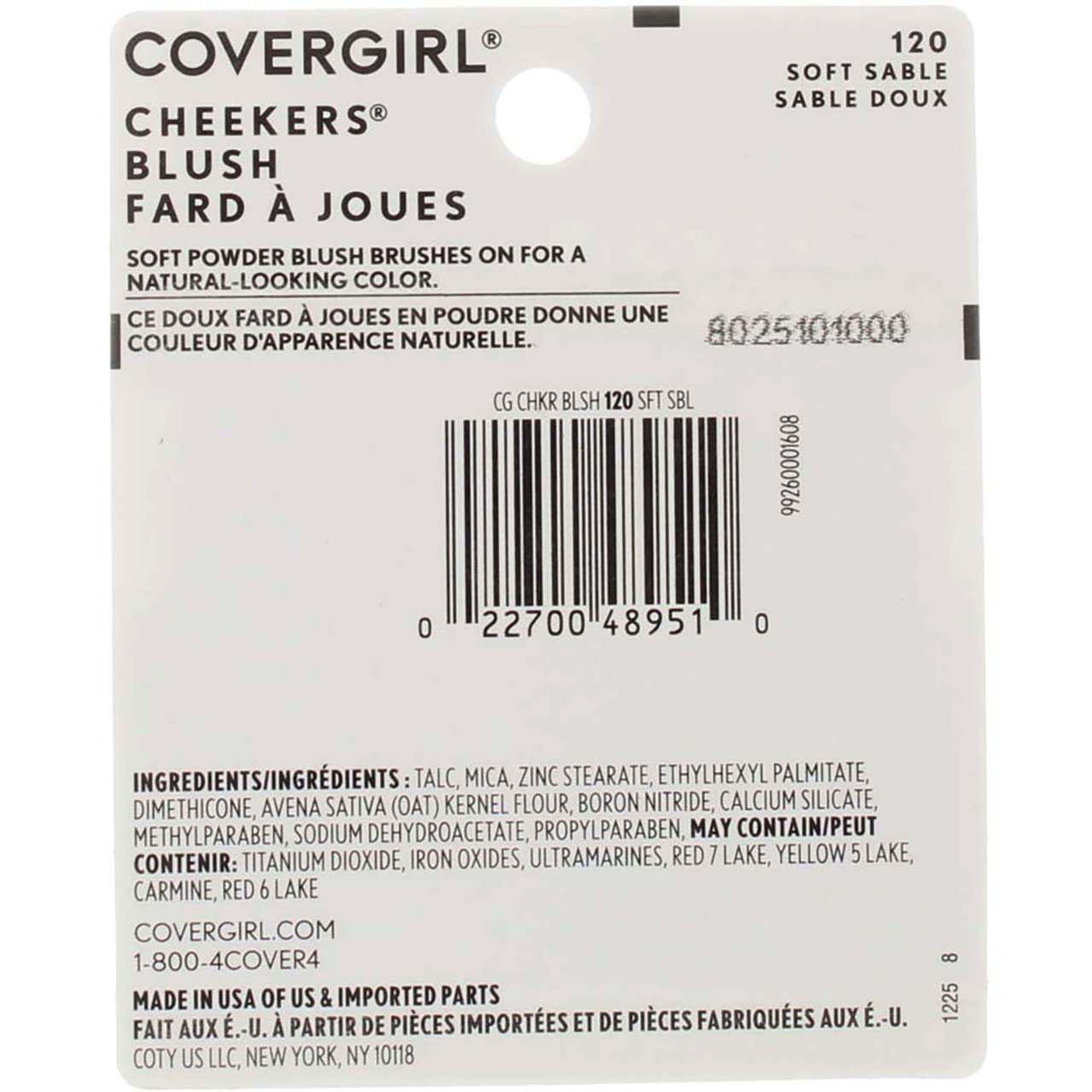 Foto 4 pulgar | Rubor Facial Covergirl Cg Cheeker #120 - Venta Internacional.