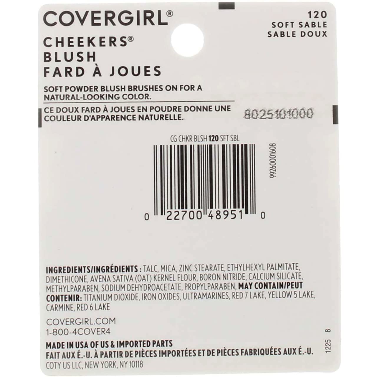 Foto 7 pulgar | Rubor Facial Covergirl Cg Cheeker #120 - Venta Internacional.