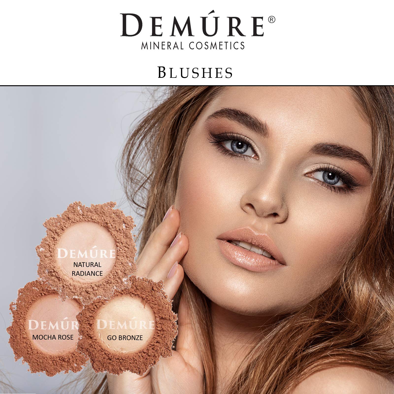 Foto 7 | Rubor Mineral Demúre Natural Radiance Con Acabado Satinado, 12 Tonos - Venta Internacional.