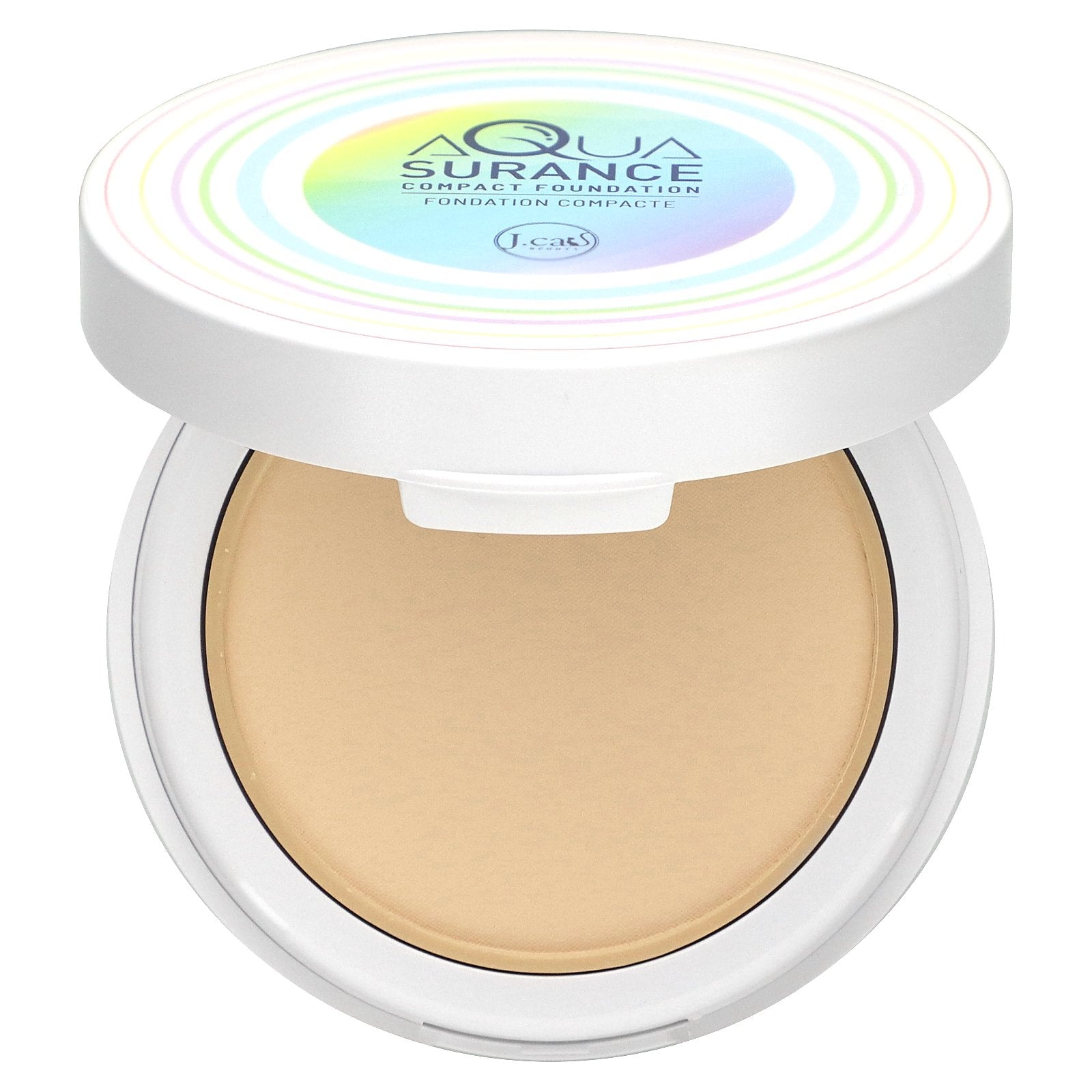 Base De Maquillaje Compacta J.cat Beauty Aquasurance Acf101 Marfil 9g - Venta Internacional.