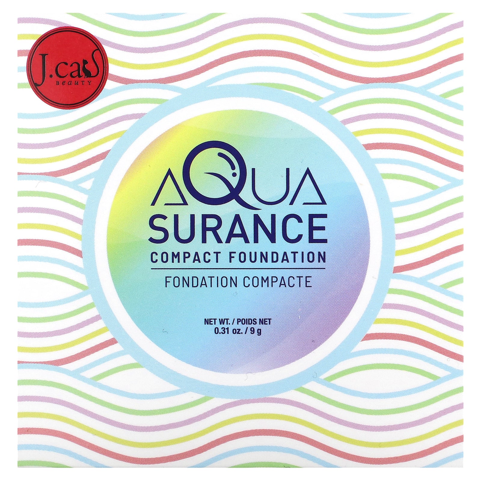 Foto 3 pulgar | Base De Maquillaje Compacta J.cat Beauty Aquasurance Acf101 Marfil 9g - Venta Internacional.