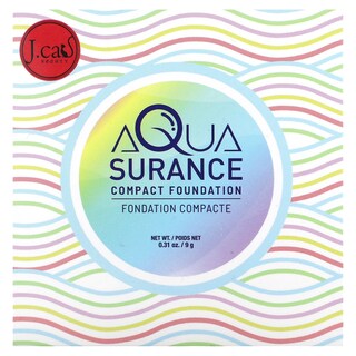 Foto 2 | Base De Maquillaje Compacta J.cat Beauty Aquasurance Acf101 Marfil 9g - Venta Internacional.