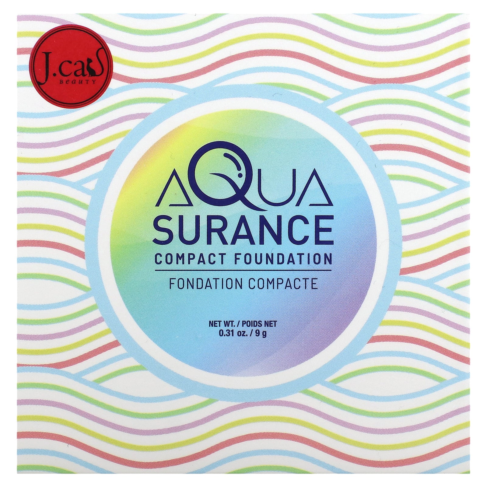Foto 3 pulgar | Base Compacta J.cat Beauty Aquasurance Acf100 De Porcelana - Venta Internacional.