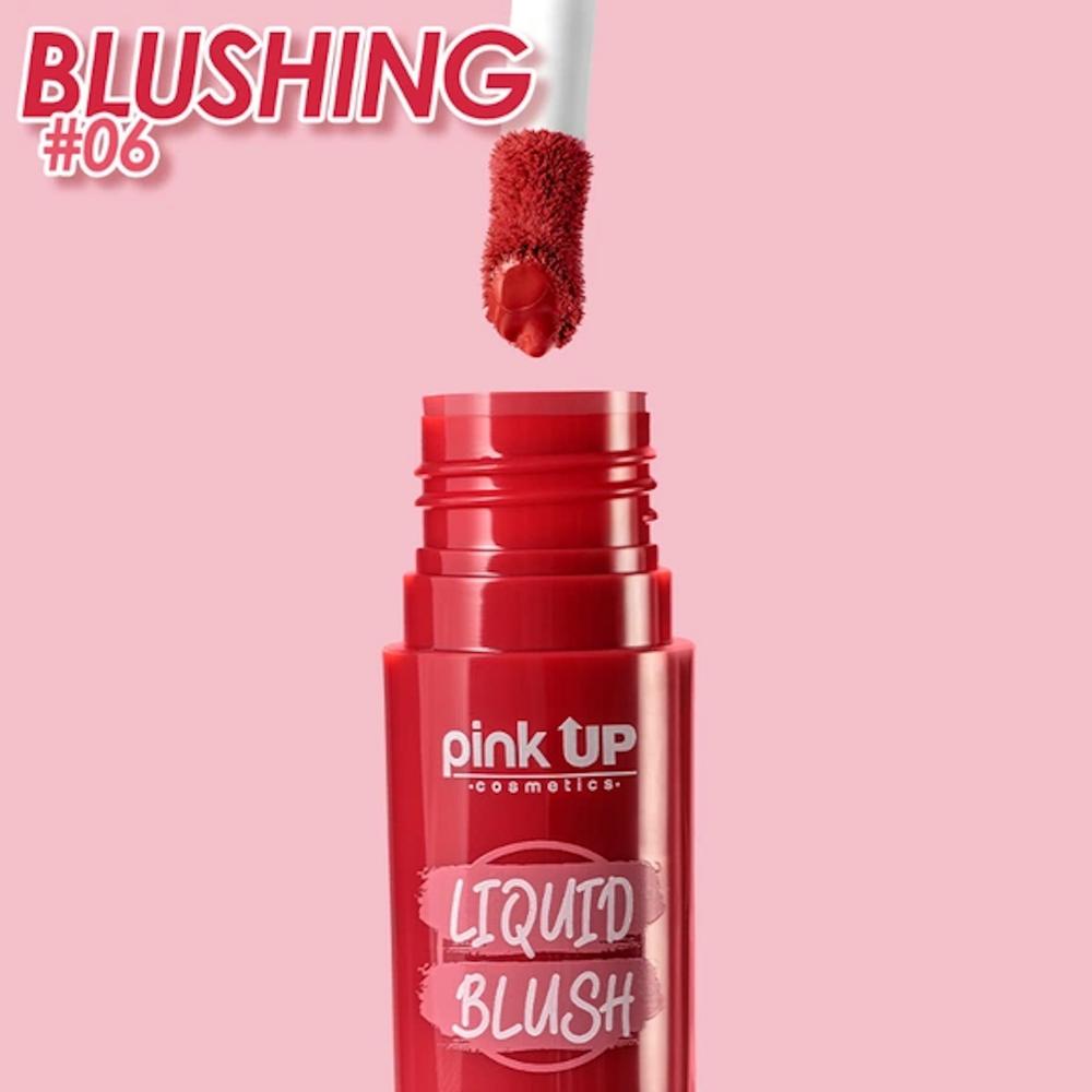 Foto 4 pulgar | Rubor Líquido Larga Duración Liquid Blush Pink Up