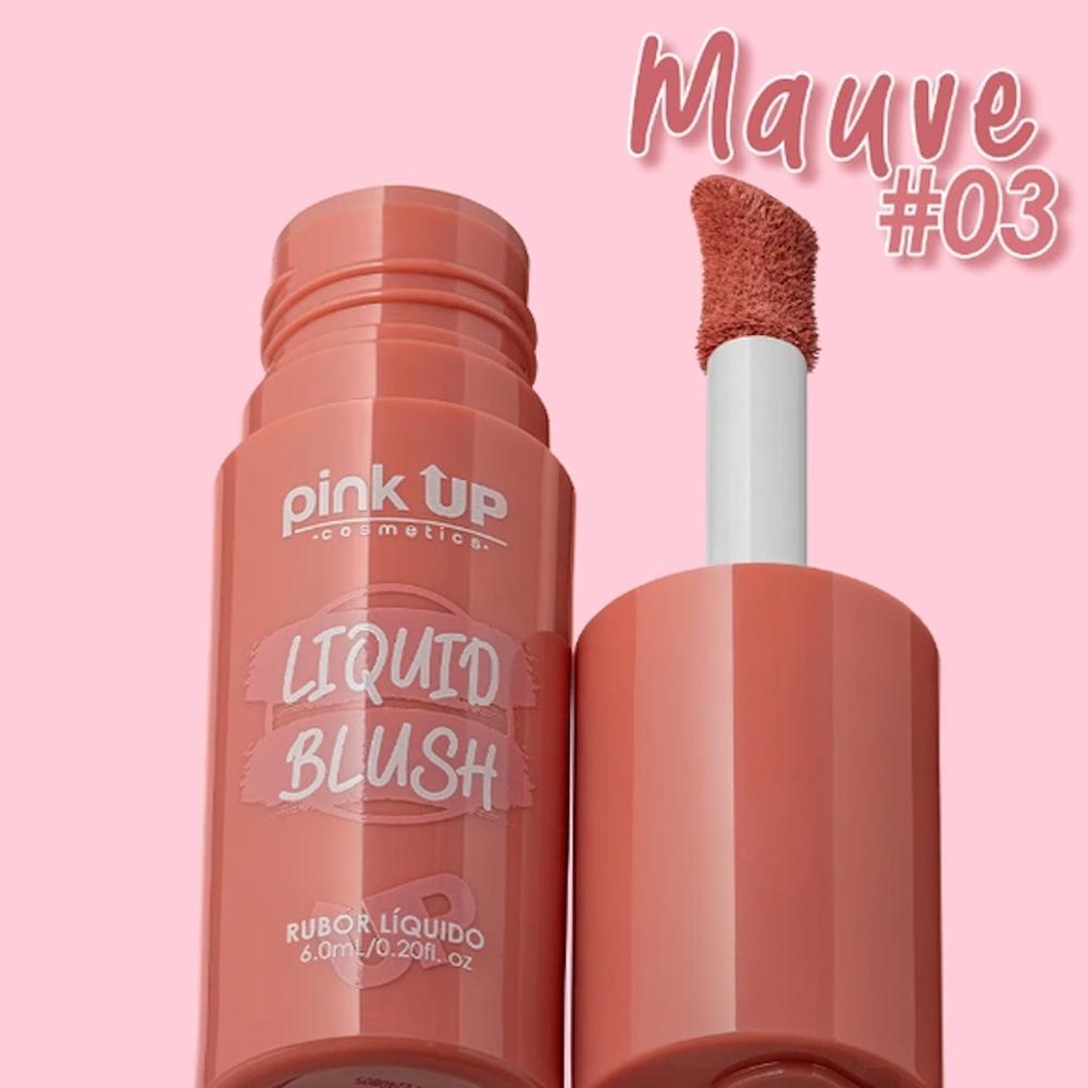 Foto 4 pulgar | Rubor Líquido Larga Duración Liquid Blush Pink Up