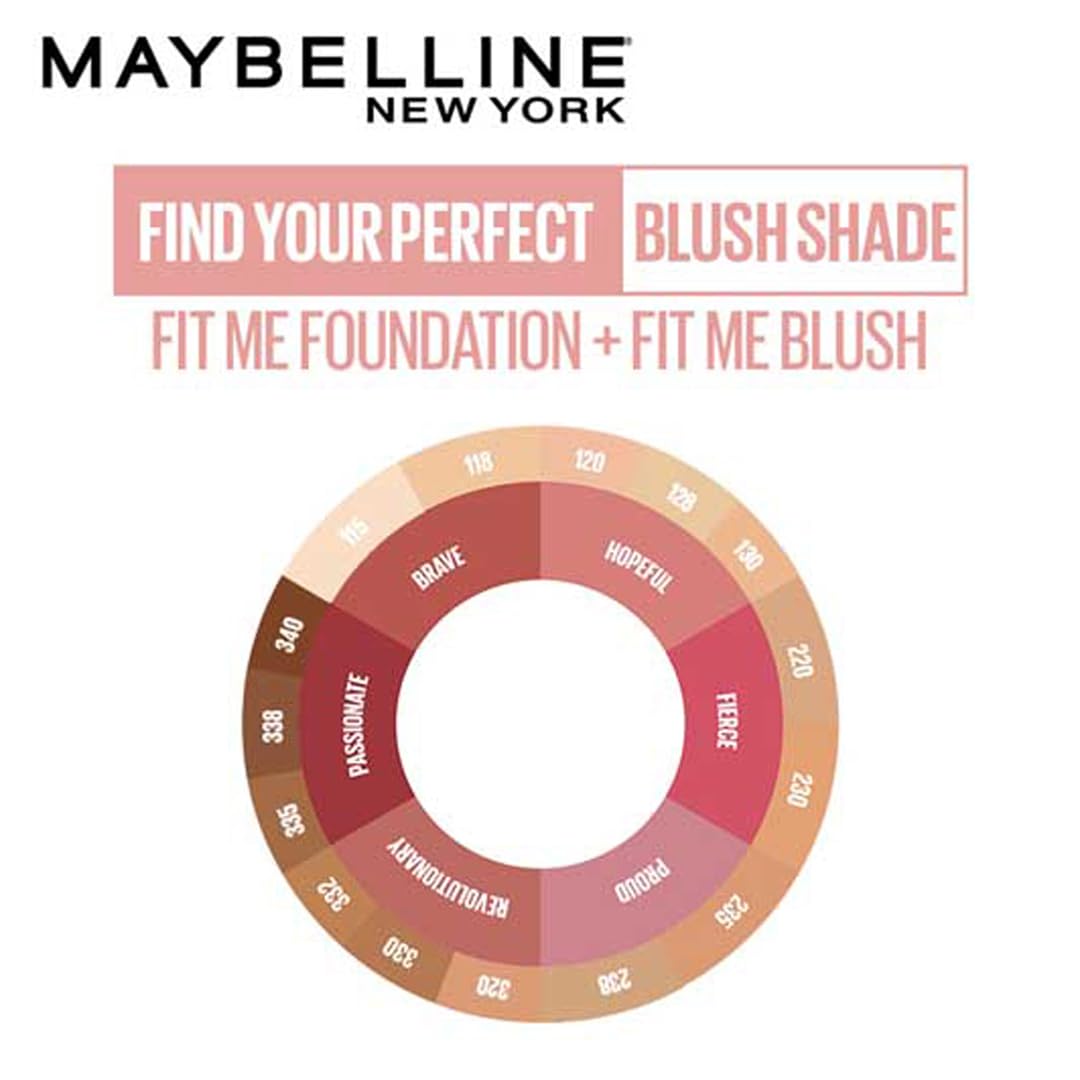 Foto 7 pulgar | Colorete Maybelline Fit Me Wine Ligero Y Duradero - Venta Internacional.