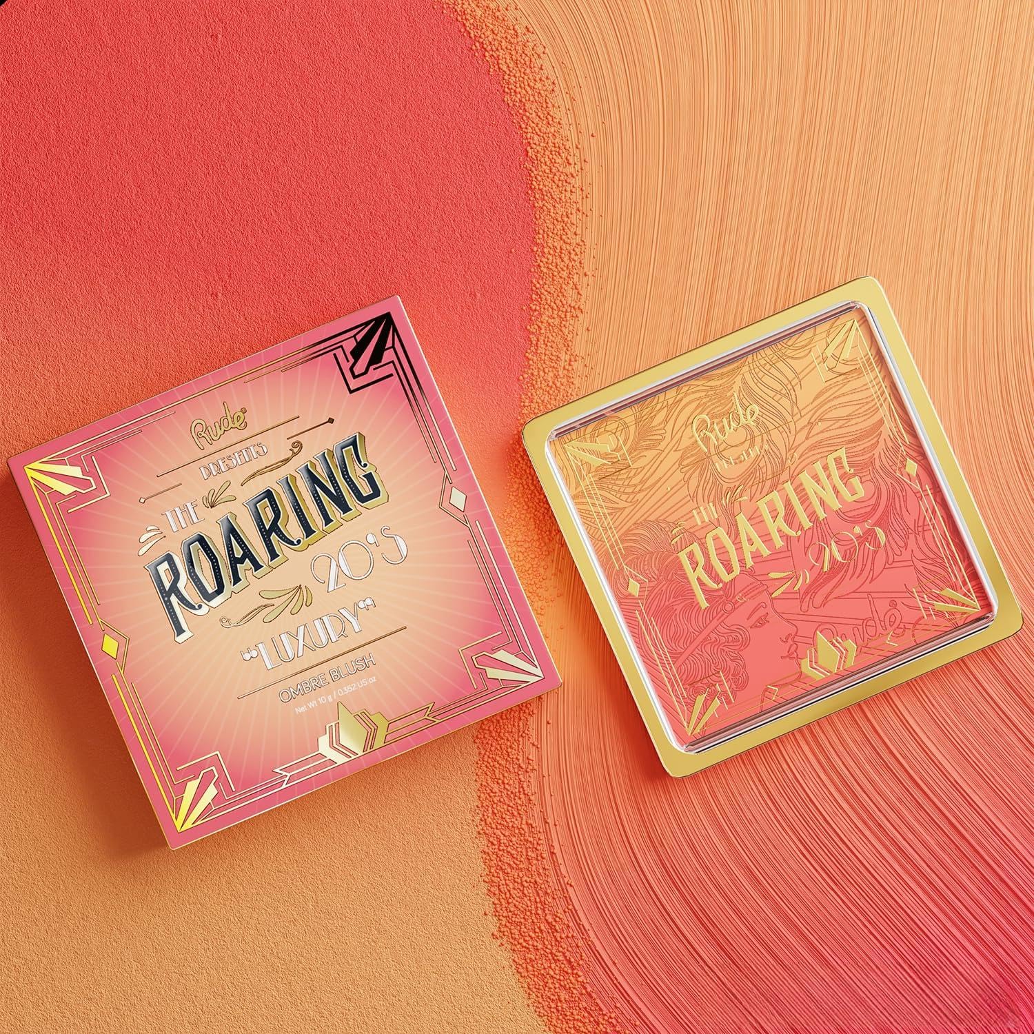 Foto 2 pulgar | Blush Rude Cosmetics The Roaring 20s Ombre Luxury  10 Ml - Venta Internacional.