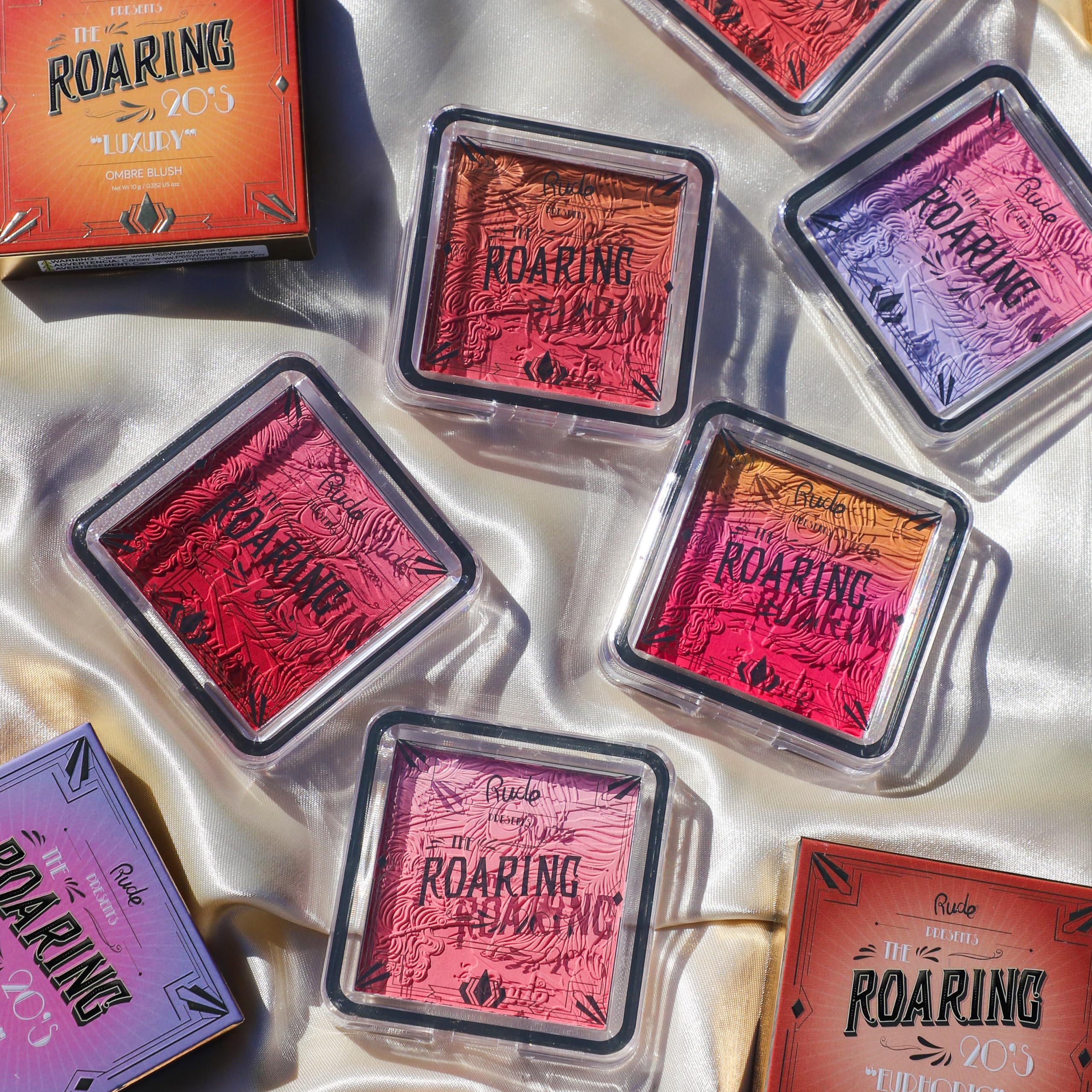 Foto 4 pulgar | Blush Rude Cosmetics The Roaring 20s Ombre Luxury  10 Ml - Venta Internacional.