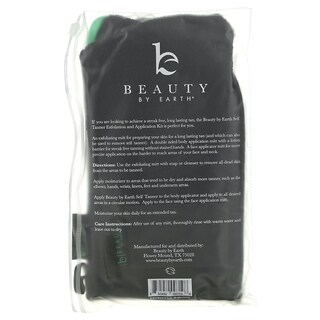 Foto 3 | Kit De Exfoliación Y Aplicación Autobronceador Beauty By Earth 3 Unidades - Venta Internacional.