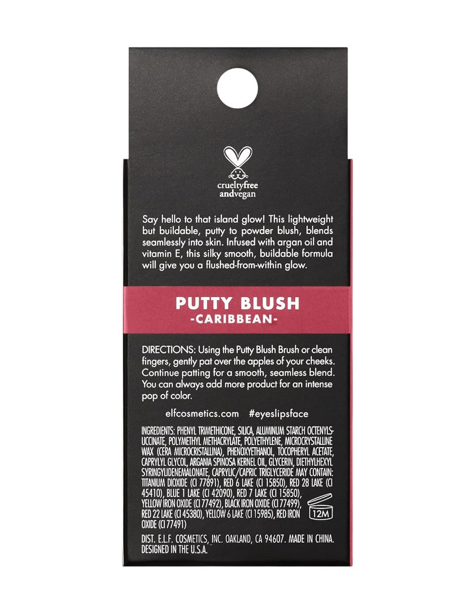 Foto 6 pulgar | Putty Blush  Creamy & Ultra Pigmented E.l.f. + Gratis Termo Güish De Regalo