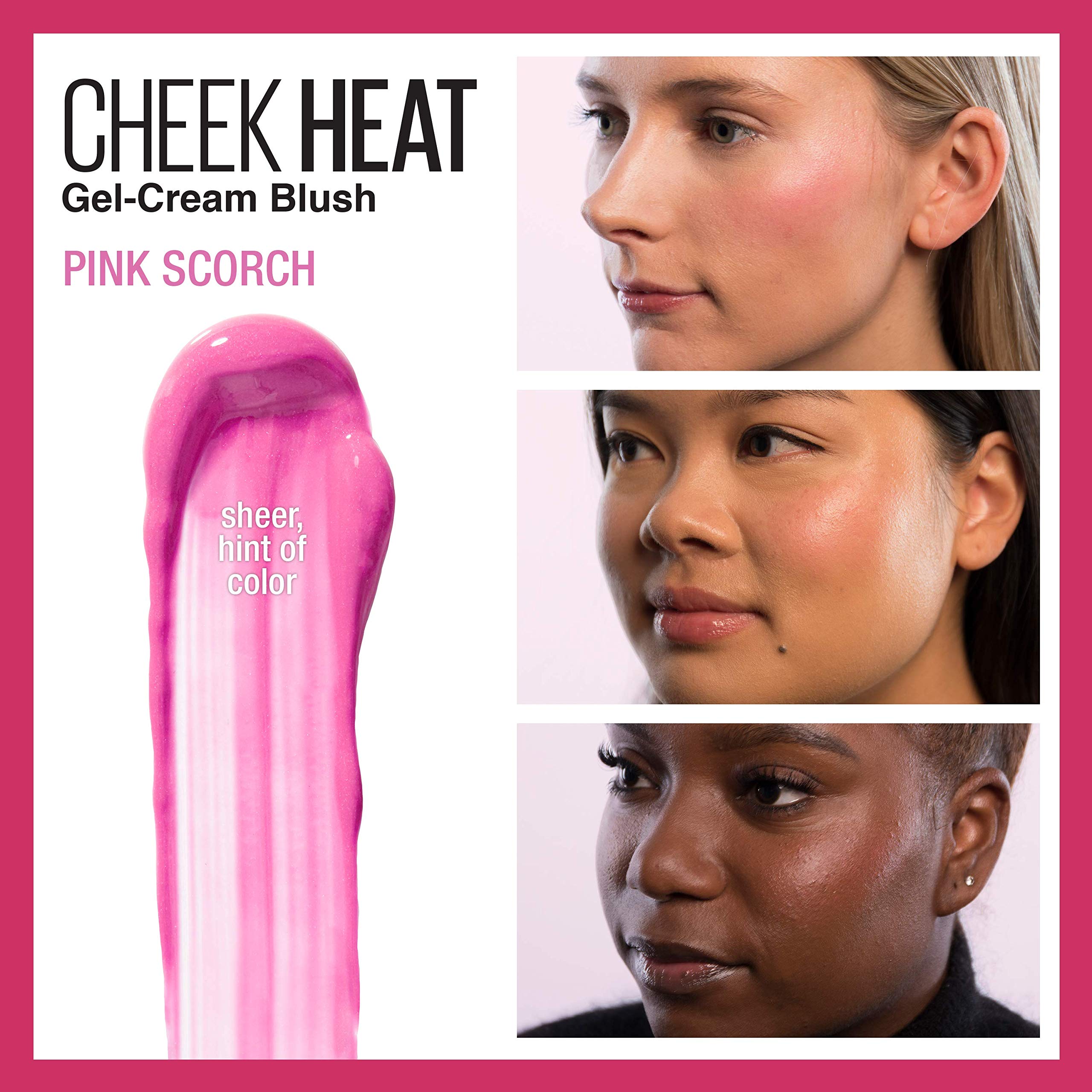 Foto 3 pulgar | Rubor Maybelline Cheek Heat En Gel Y Crema Pink Scorch  30 Ml - Venta Internacional.