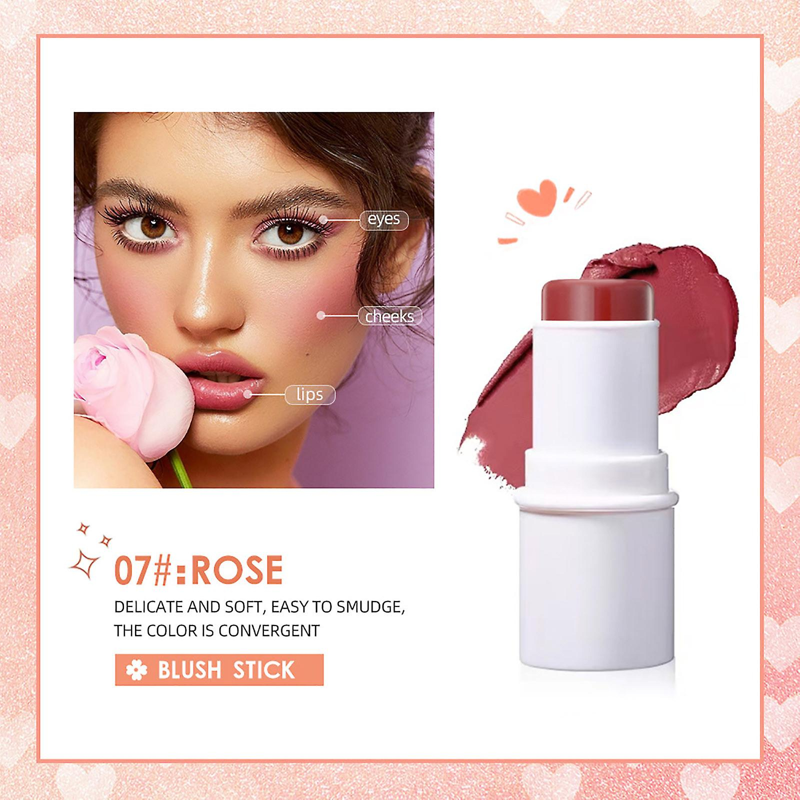 Foto 3 pulgar | Maquillaje Multiadherente Huoguo Blush Stick Para Mejillas  Labios Y Ojos - Venta Internacional.