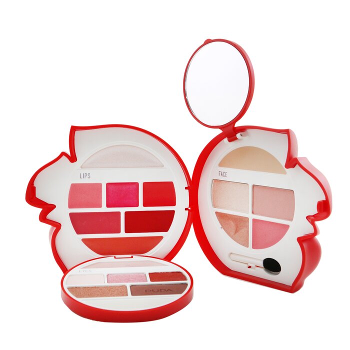 Set De Maquillaje Pupa Squirrel 3 Kit #013 Con Iluminador Facial Y Maquillaje - Venta Internacional.