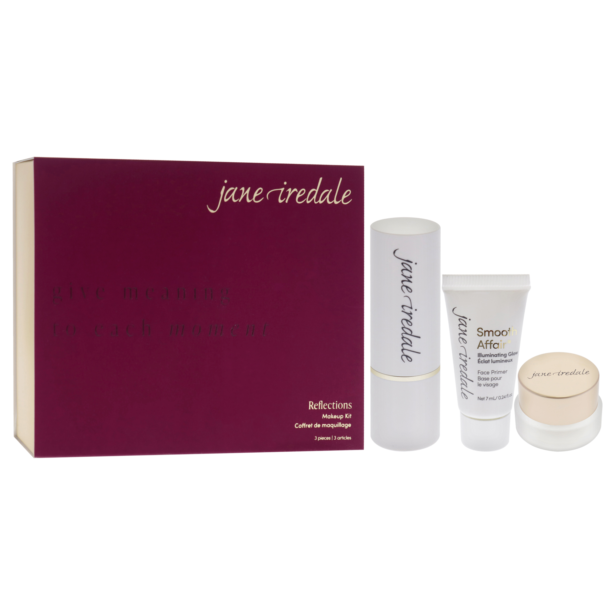 Foto 4 pulgar | Kit De Maquillaje Jane Iredale Reflections, Set De Regalo De 3 Piezas Con Imprimador - Venta Internacional.