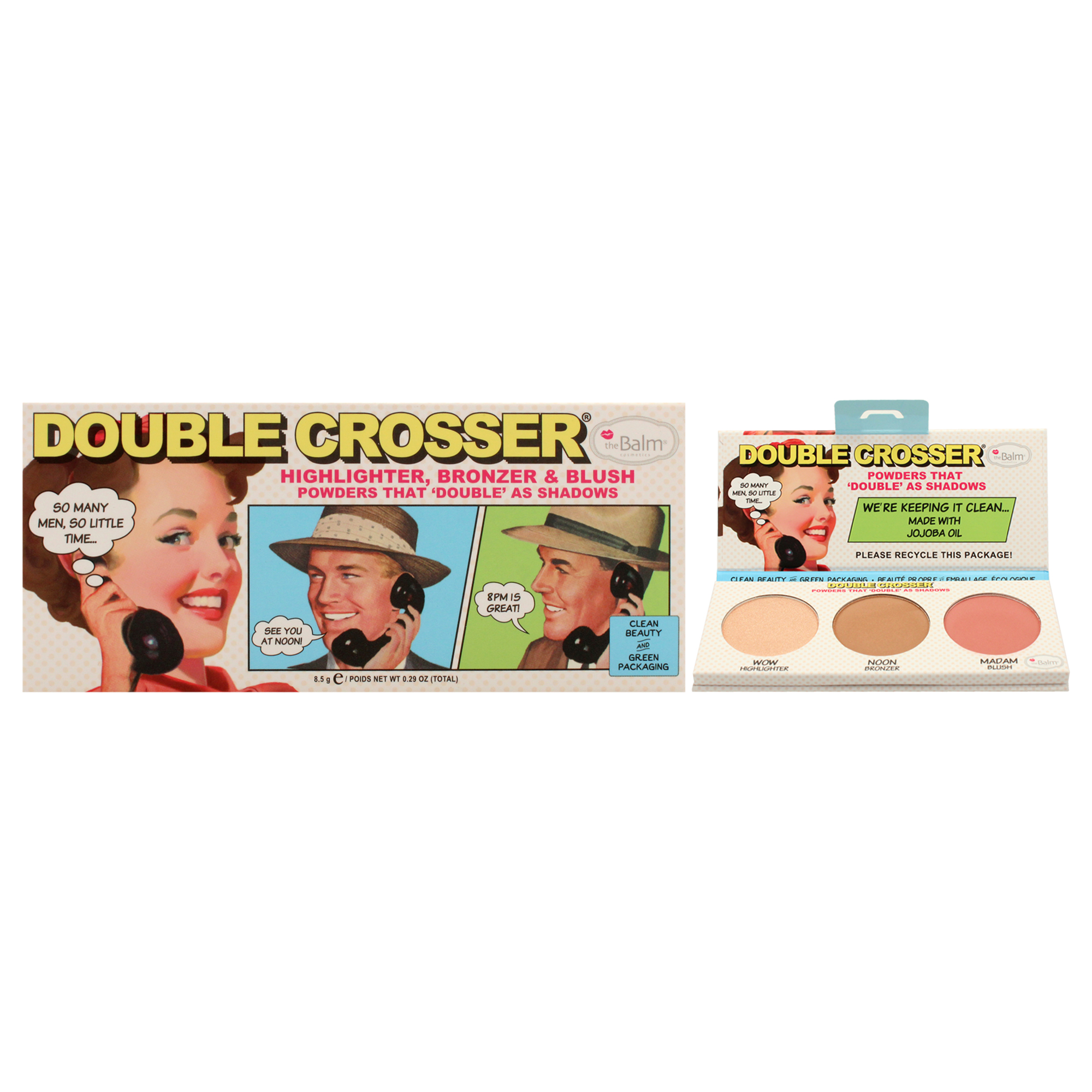 Foto 2 pulgar | Maquillaje Face Palette The Balm Double Crosser Para Mujer, 8.5 Ml - Venta Internacional.