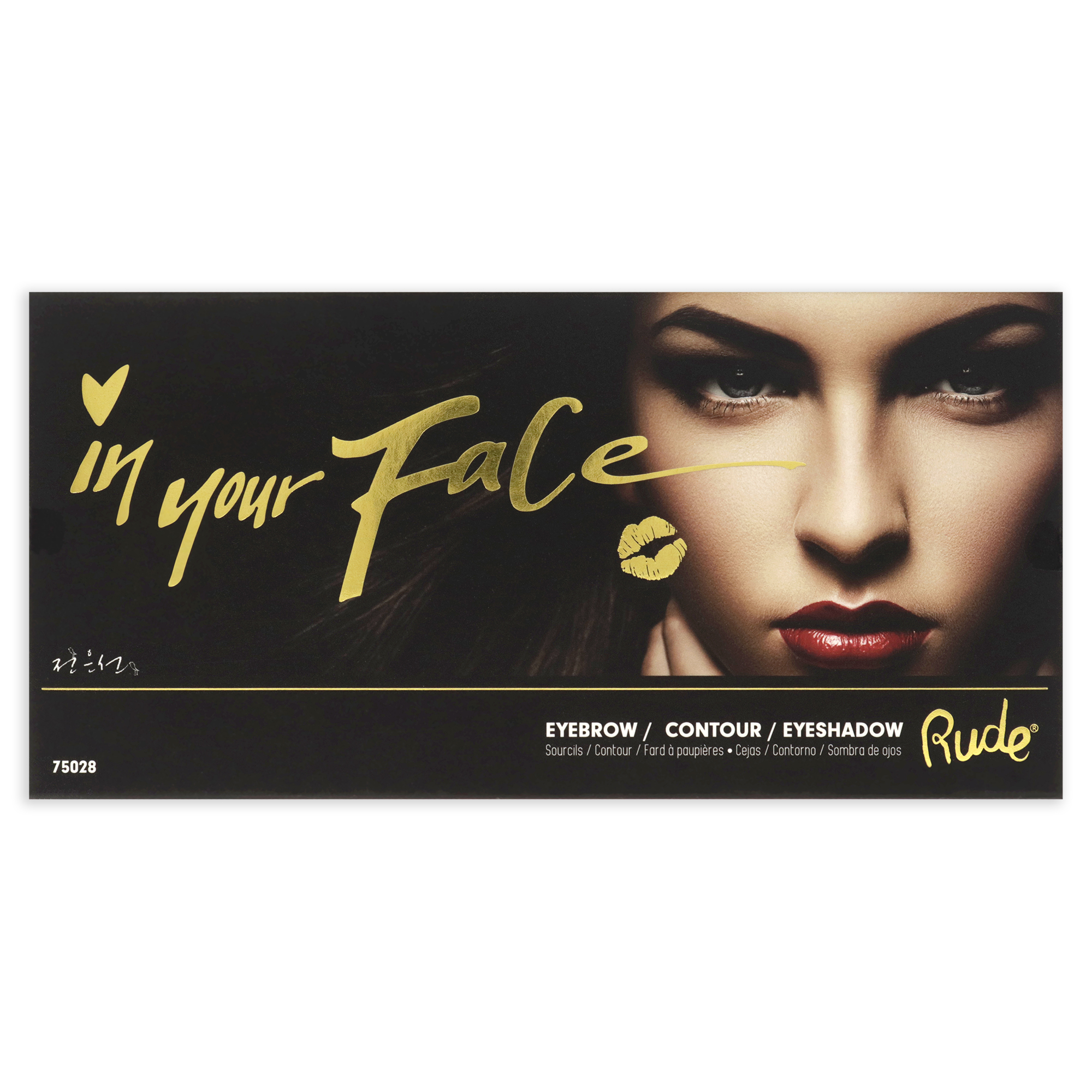 Foto 5 | Palette Rude Cosmetics In Your Face 3 En 1 Veganos Para Mujer - Venta Internacional.