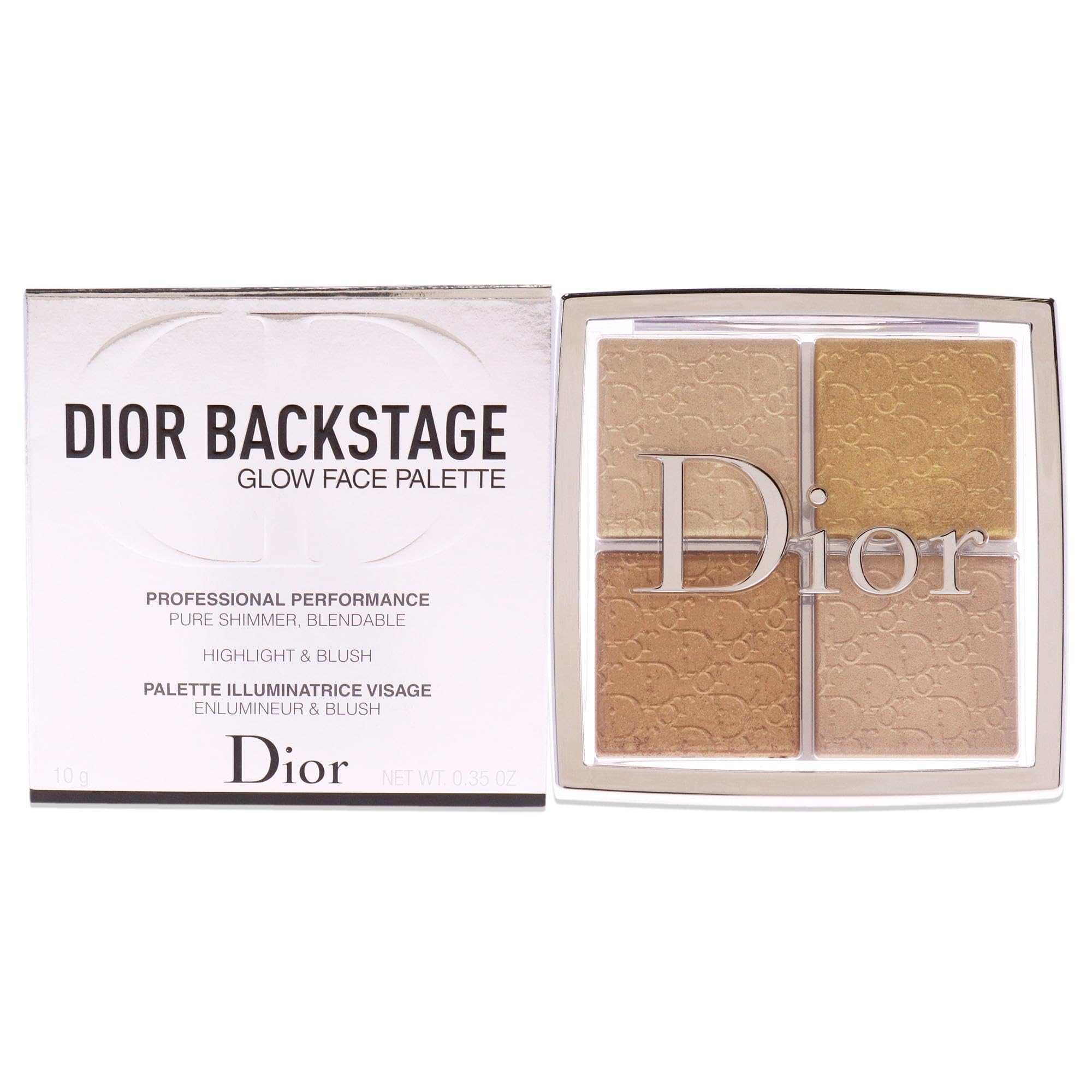 Foto 2 pulgar | Paleta Facial Dior Dior Backstage Glow 003 Pure Gold 10 Ml - Venta Internacional.