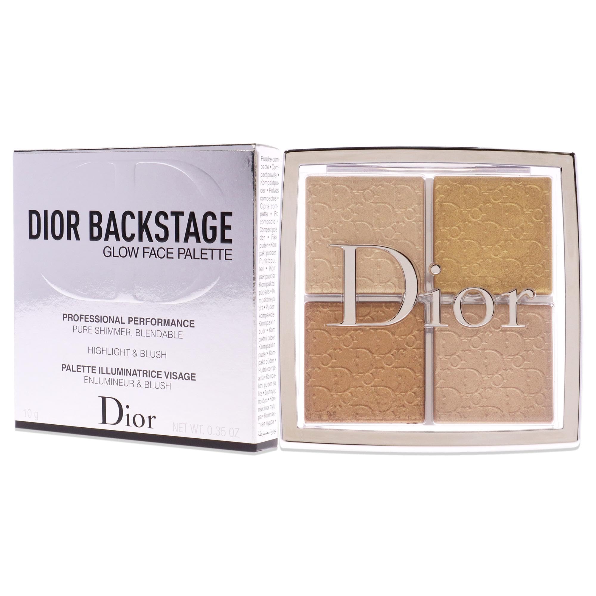 Foto 5 pulgar | Paleta Facial Dior Dior Backstage Glow 003 Pure Gold 10 Ml - Venta Internacional.