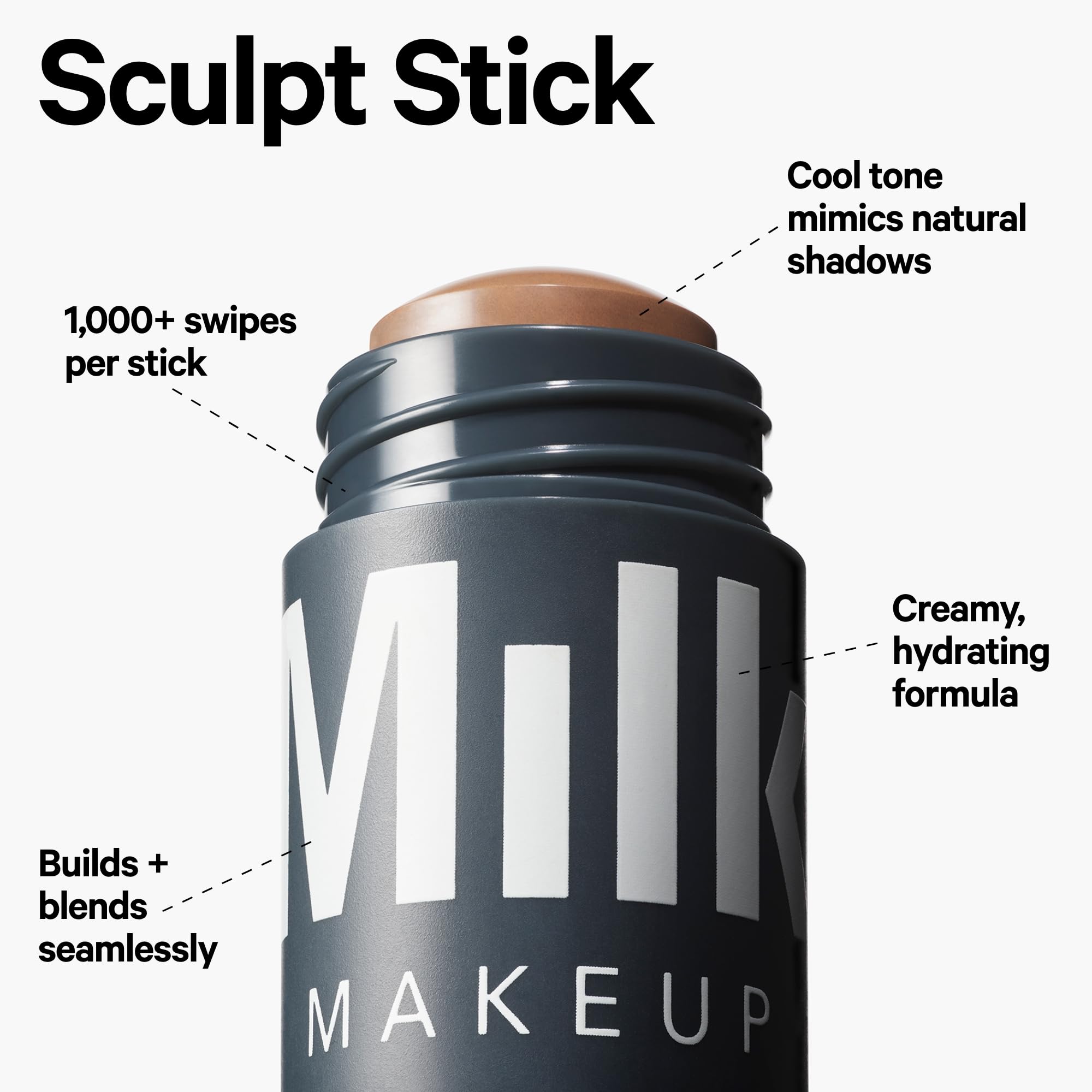 Foto 7 pulgar | Cream Contour Stick Milk Maquillaje Sculpt Stick Sizzle, 5.6 Ml - Venta Internacional.