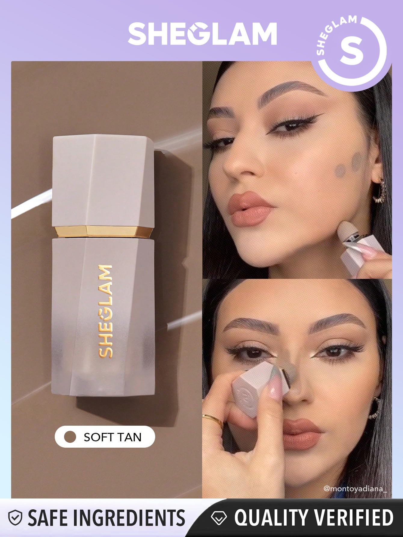 Foto 3 pulgar | Contour Stick Sheglam Sun Sculpt Cool Tone Suave Bronceado - Venta Internacional.