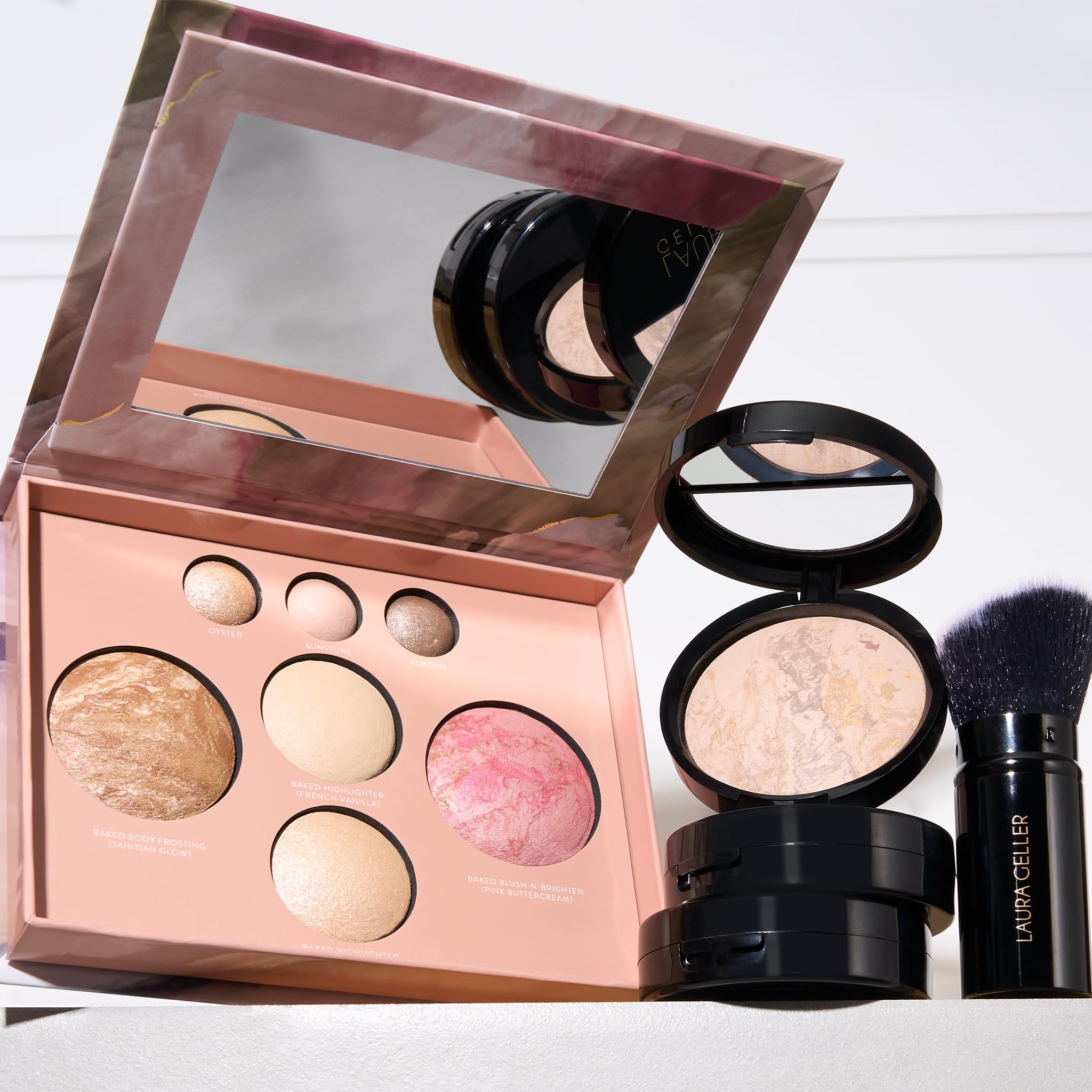 Foto 3 pulgar | Set De Maquillaje Laura Geller New York Baked Starter Kit Con Brocha - Venta Internacional.