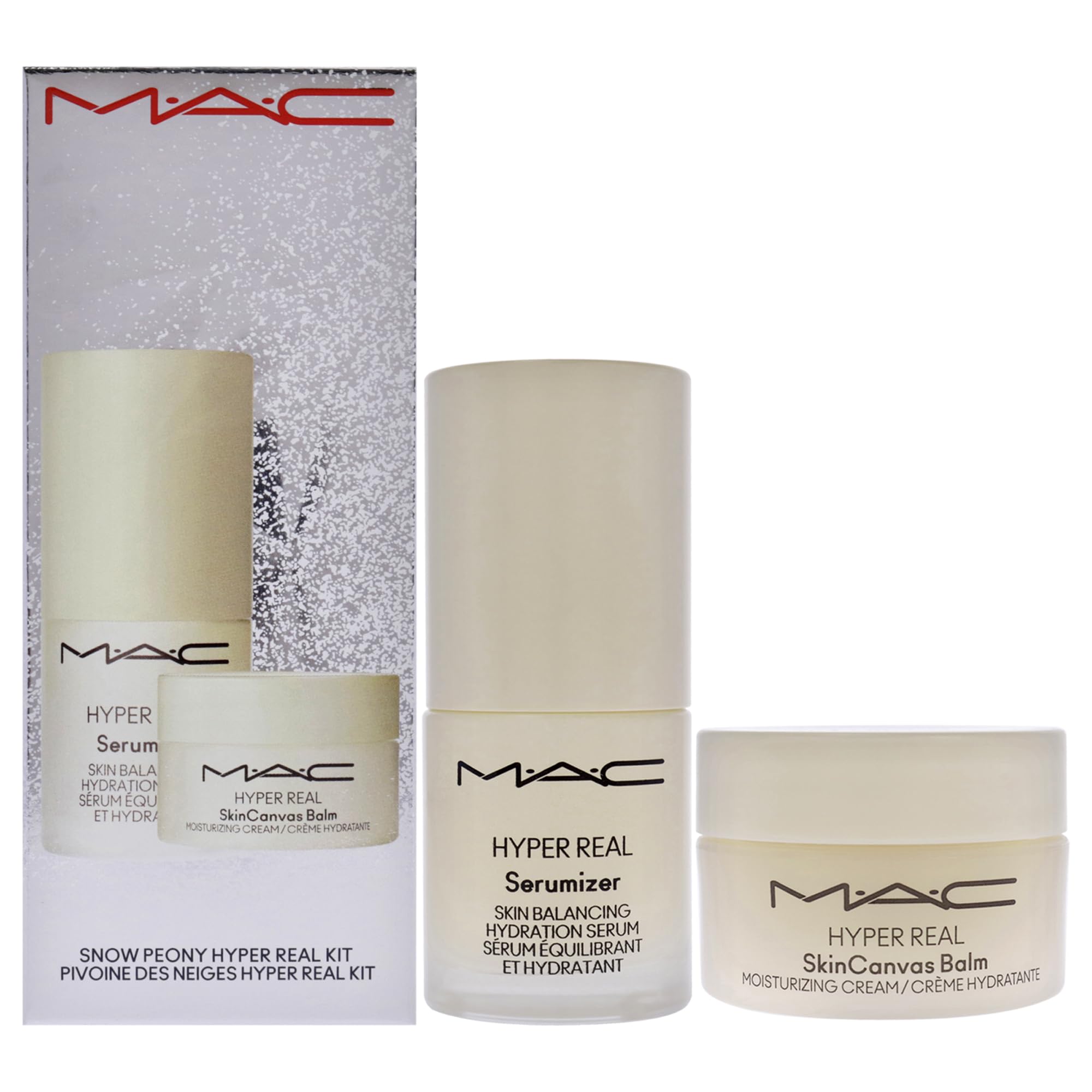 Foto 2 pulgar | Set De Cuidado De La Piel Mac Bizzare Blizzard Snow Peony Hyper Real 15 Ml - Venta Internacional.