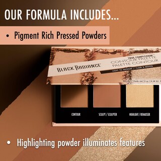 Foto 2 | Paleta De Contorno Black Radiance True Complexion Light-medium - Venta Internacional.