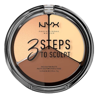 Foto 1 | Paleta De Contorno Nyx Professional Makeup En 3 Pasos Para Esculpir - Venta Internacional.