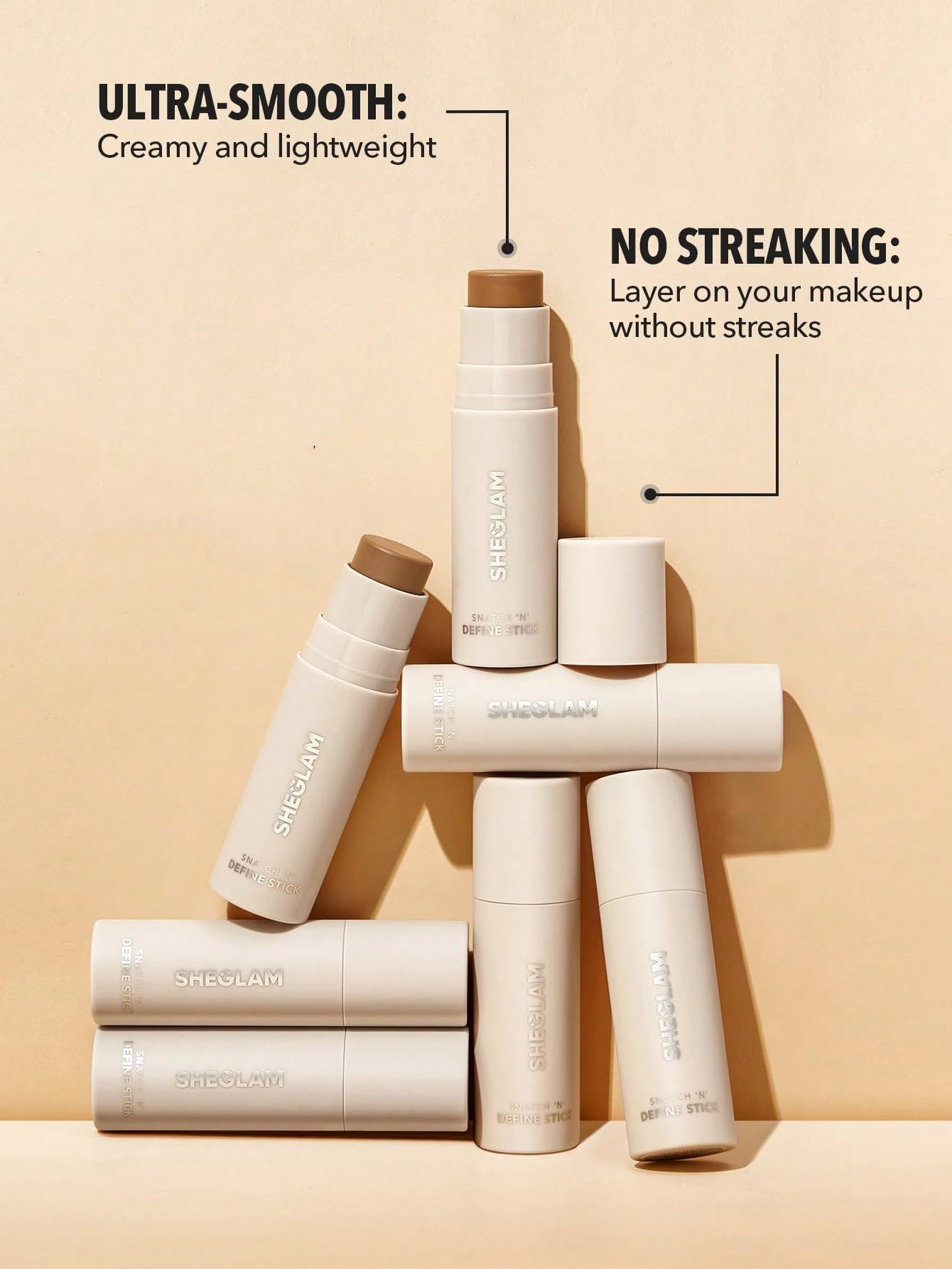Foto 5 pulgar | Crema Para Contorno En Barra Sheglam Snatch 'n' Define Terracotta - Venta Internacional.