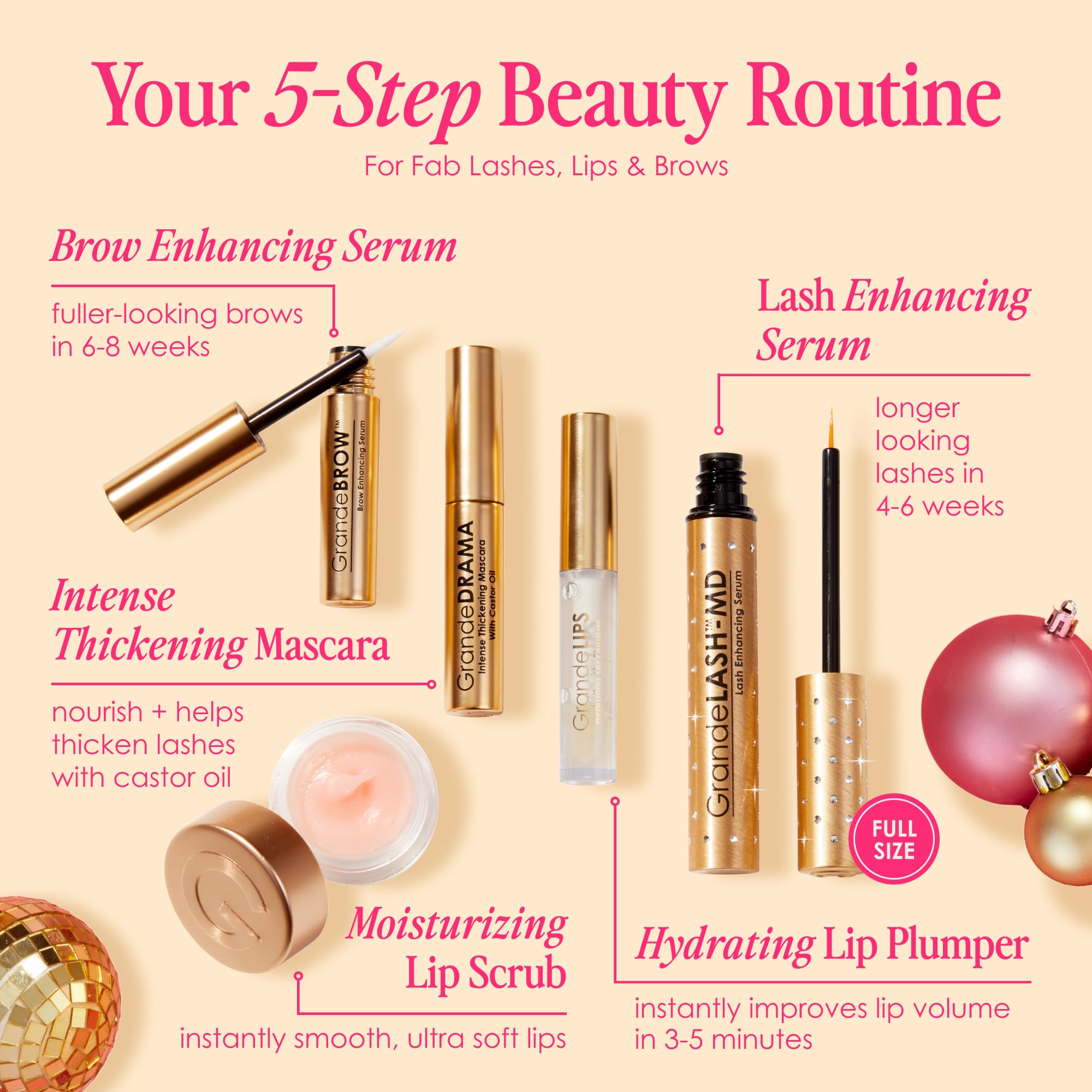 Foto 2 | Set De Cosméticos Grande Cosmetics 5 Steps To Fab - Venta Internacional.