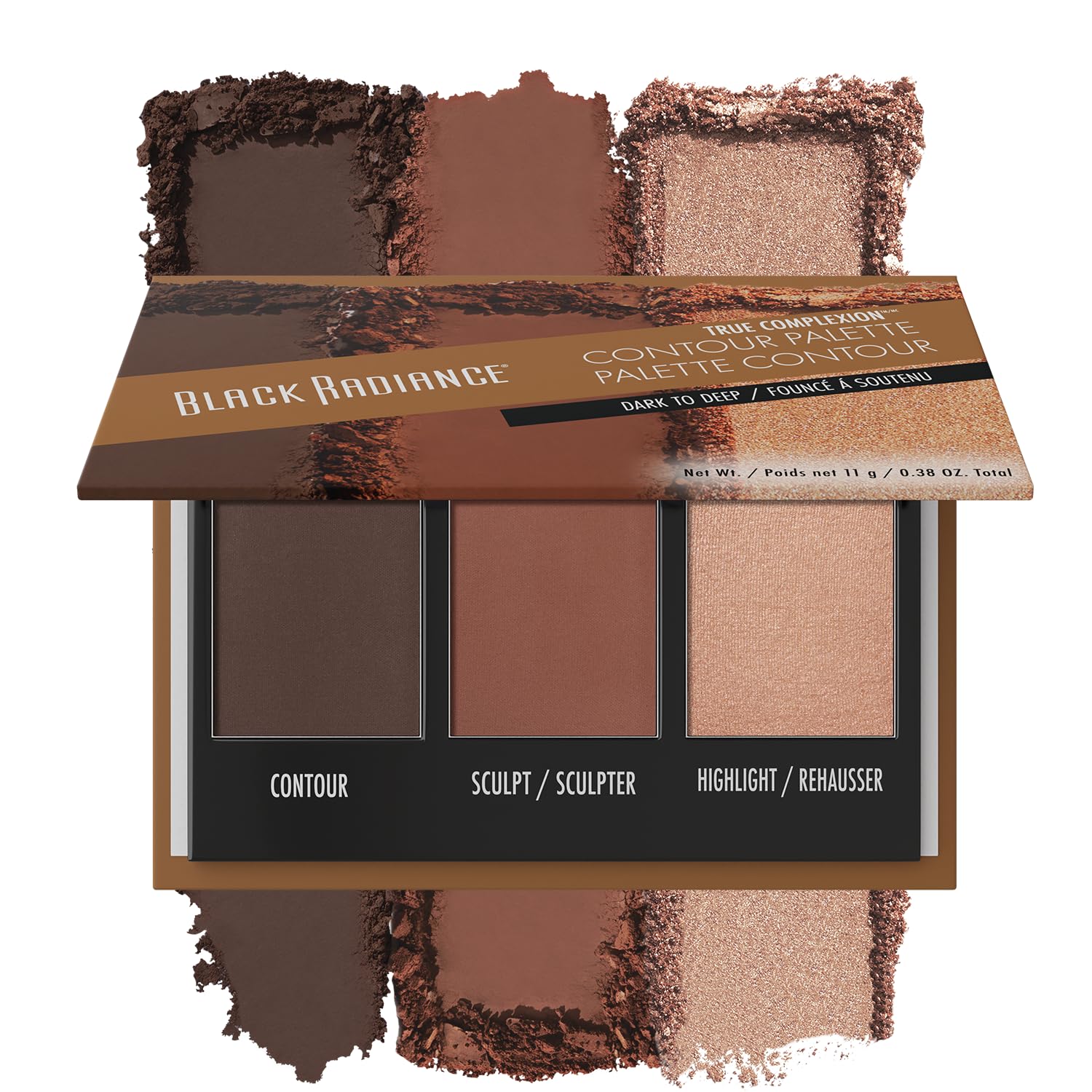 Paleta De Contorno Black Radiance True Complexion De Oscuro A Profundo - Venta Internacional.