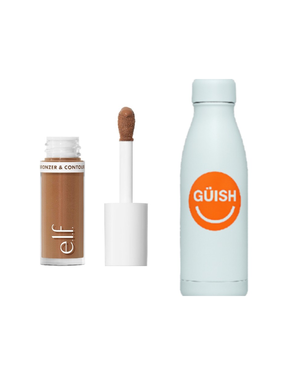 Foto 2 pulgar | Camo Liquid Bronzer & Contour 3 Light E.l.f + Gratis Termo Güish De Regalo