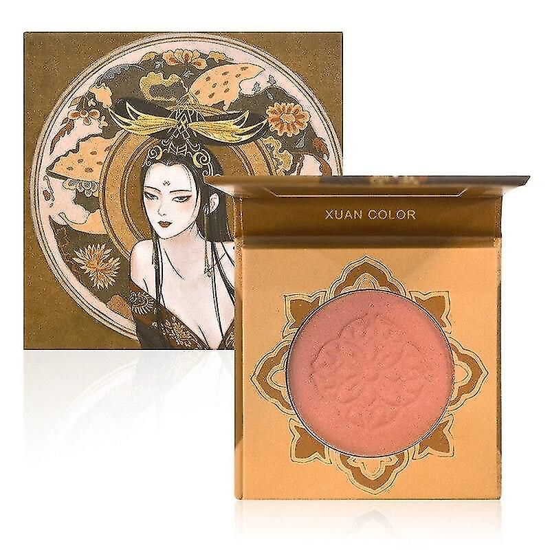 Paleta De Coloretes Huoguo Matte Airy Monochrome Con 1 Color 02 - Venta Internacional.