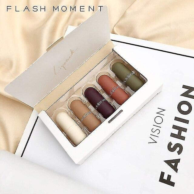 Foto 5 pulgar | Set De Maquillaje Flashmonet Foundations Y Correctores Con 5 Minilápices Labiales - Venta Internacional.