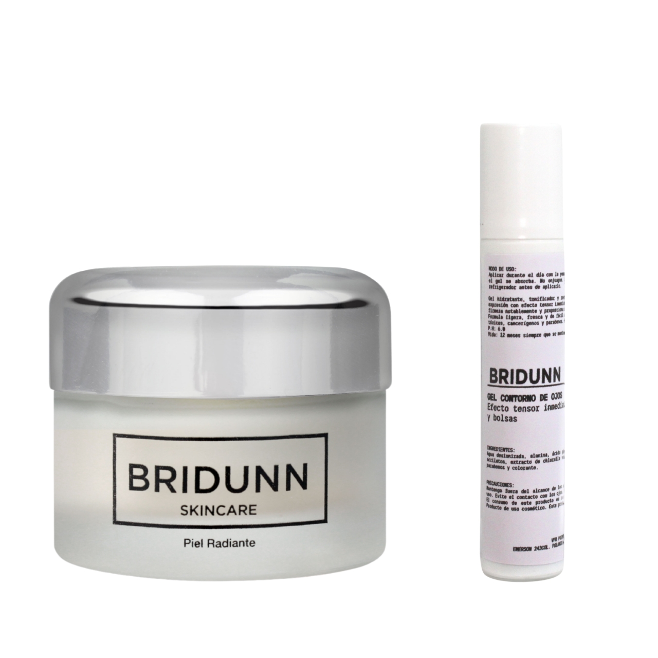Foto 1 | Kit Facial Bridunn Gel Ojos + Crema Despigmentante Natural