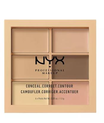 Paleta De Correctores Multitono Nyx 1.5 Gr Professional Tono Light