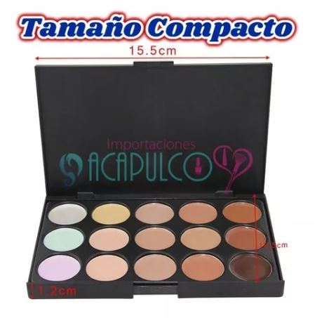 Foto 2 | Paleta De Correctores Con Brocha Calidad Maquillaje Premium