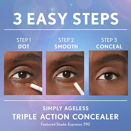 Foto 4 pulgar | Venta Internacional - Corrector CoverGirl Simply Ageless Triple Action Light