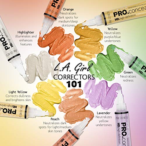 Foto 9 pulgar | Venta Internacional - Corrector L.a. Girl Pro Conceal Hd, Corrector Verde, 0.28