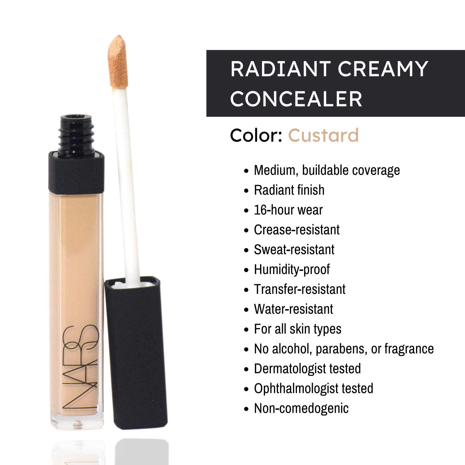 Foto 3 pulgar | Corrector NARS Radiant Creamy Custard 6,2 ml para Mujer - Venta Internacional