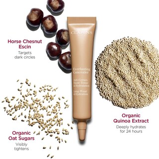Foto 3 | Corrector Clarins Everlasting, Cobertura Total, 12 Ml, Acabado Mate - Venta Internacional.